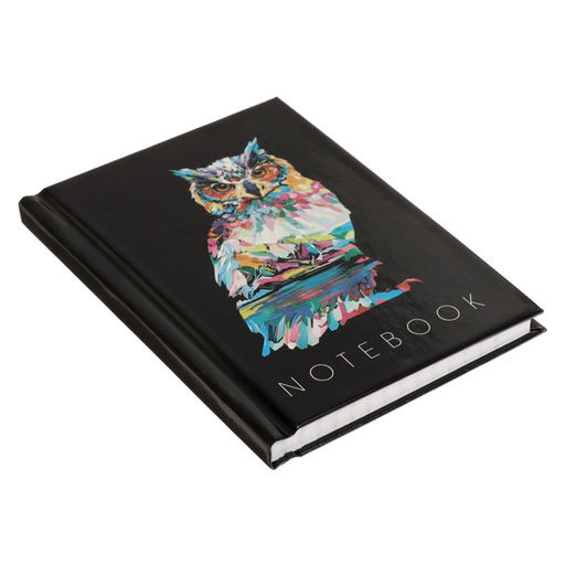 Блокнот А7, 64 листа в клетку Сова, твёрдая обложка, блок офсет - Calligrata фото 2