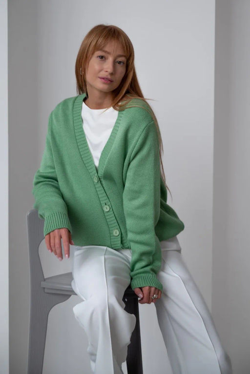 Кардиган ЖКв 1381-2 Киви - T.C.T фото 3