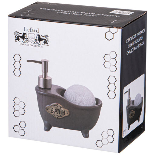 ДОЗАТОР ДЛЯ МОЮЩЕГО СРЕДСТВА 470 МЛ 16,5*8,5*16,5СМ - Lefard фото 2