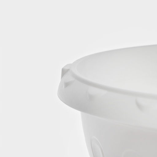 Вазон для цветов «Джулия», 8 л, d=32 см, h=23 см, белый