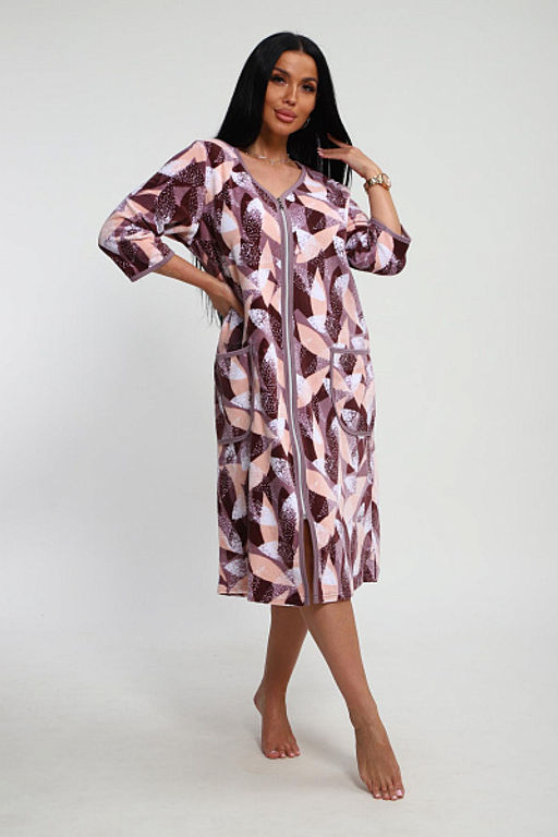 Халат велюровый на молнии (941-6) - Плиона фото 207