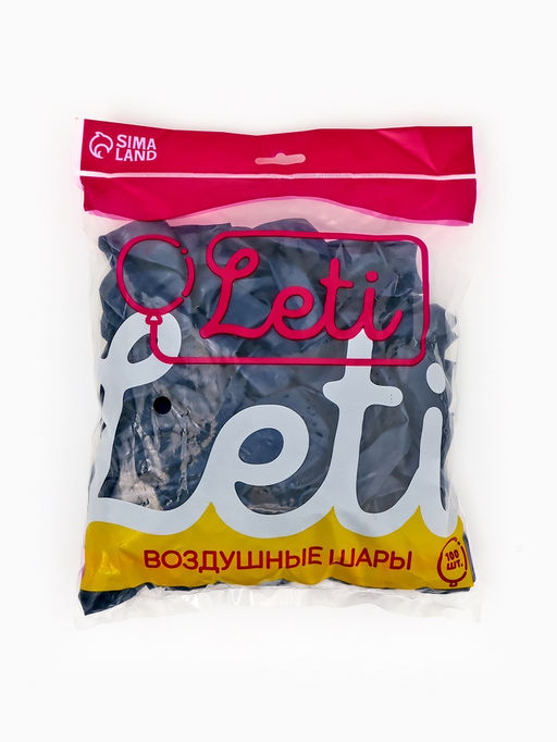 Воздушные шары латексные 12" "Темный синий" набор 100 штук