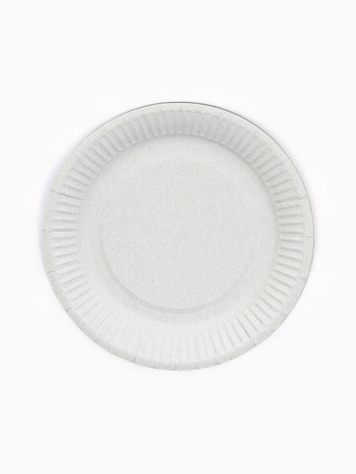 Цена за 12 шт. Тарелка одноразовая бумажная «Розы», 23 см