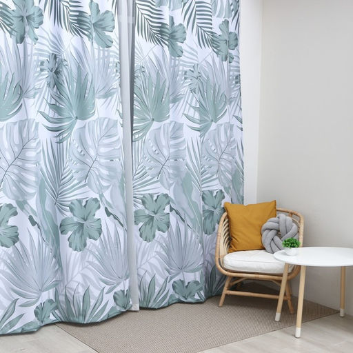 Шторы портьерные «Этель» Tropics, 145×260 см, 2 шт., габардин