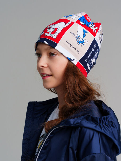 12441173 Шапка трикотажная для девочек, 2 шт в комплекте - Playtoday фото 4