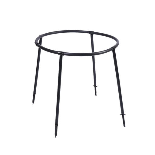 Кустодержатель, d = 64 см, h = 50 см, ножка d = 2 см, пластик, чёрный, «Смородина»