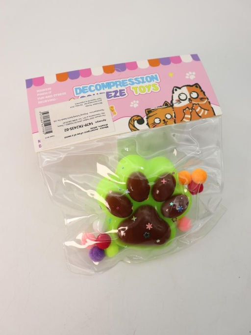 Мялка - антистресс Нежная Таба ЛАПКА, коричневая