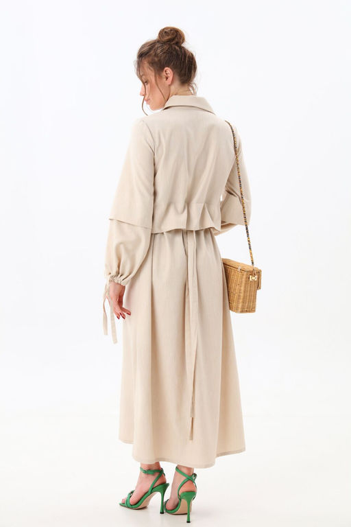 Платье NIKVA н944-6 песочный