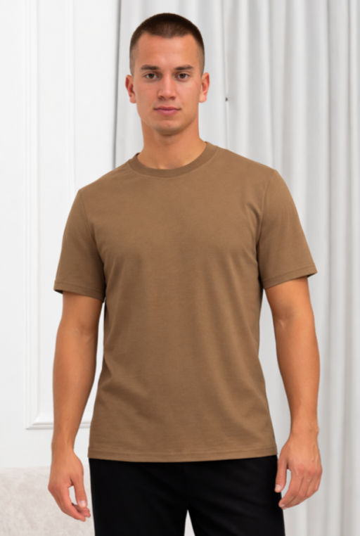 Футболка муж.арт.1240-1,коричневая - Binita фото 12