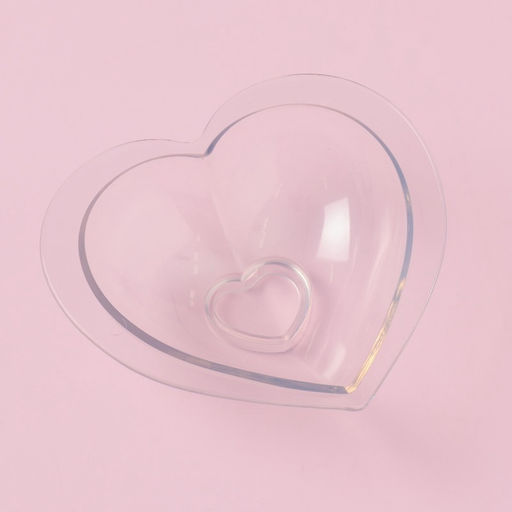 Набор молдов Доляна Сердца, 3 шт., 11.2?10.5?9.5 / 9?7.7?6.5 / 7?5.5?4.5 см, пластик, прозрачный