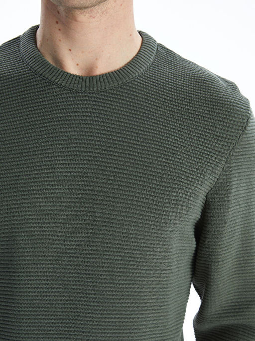 Bisiklet Yaka Erkek Triko Kazak