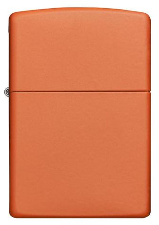 Зажигалка ZIPPO с оранжевым матовым покрытием | Orange Matte 231  фото 2