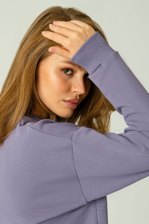 Арт. 2520/2 Костюм с брюками женский 44-52 (5 шт) Цвет:верх-сиреневый,низ-сиреневый