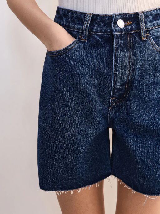 Джинсовые шорты А-силуэта ZR2605092304-104 / Zarina