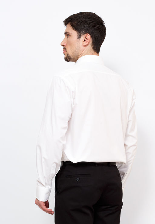 Сорочка мужская длинный рукав GREG Gb100/311/WHITE