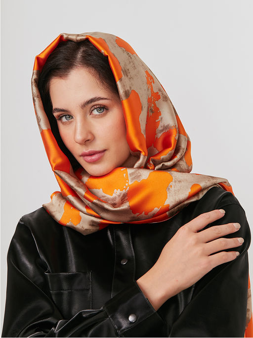 Большой, мягкий, тонкий и очень нежный двусторонний палантин - Tantino фото 7