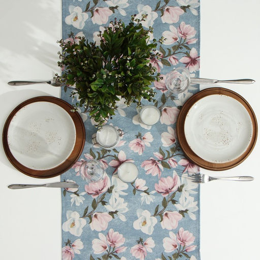 Дорожка Доляна Магнолия 40х146см, рогожка 158 г/м2, 50% хл, 50% пэ  фото 3