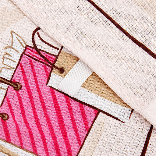 Кухонный комплект "Девочки-2": полотенце вафельное 50х60см - набор 2шт, "Домашняя мода" (Россия)