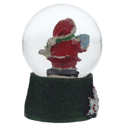 Фигурка декор в стекл шаре "Дед Мороз/Снеговик/Мишка", D 4.5 см, L4,5 W4,5 H6 см, 4в.