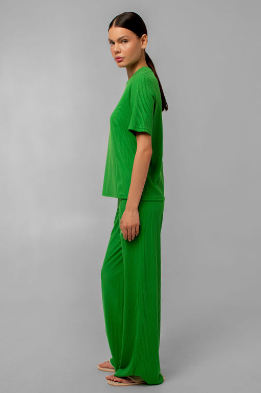 Арт. 10401/4 Пижама с брюками 44-52 (5 шт) Цвет:верх- зеленый, низ- зеленый