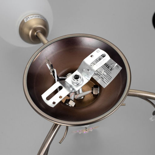 Люстра «Оливия» 3×40 Вт E27 бронза 45×43×20 см