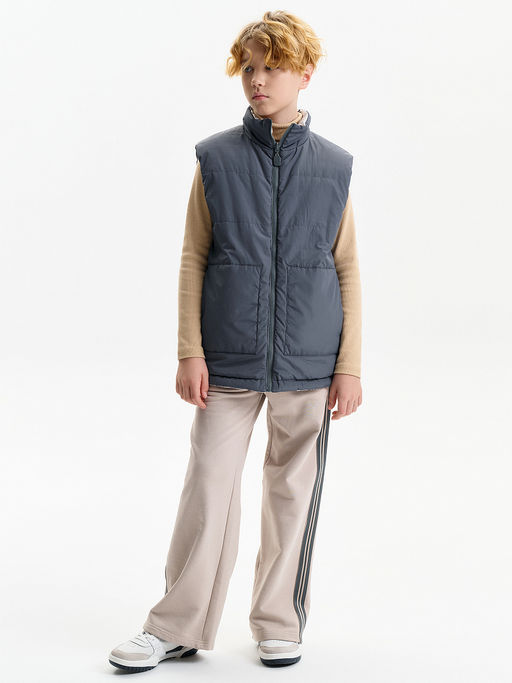 PELICAN, жилет для мальчиков, Серый  фото 2