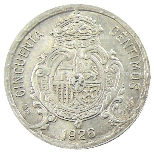 50 сентимо 1926 года Испания