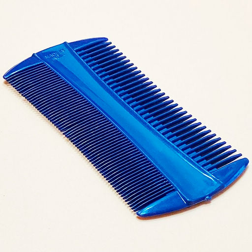 EURO Stile Расческа-гребень для волос и бороды для вычесывания вшей БОРДОВАЯ  фото 2