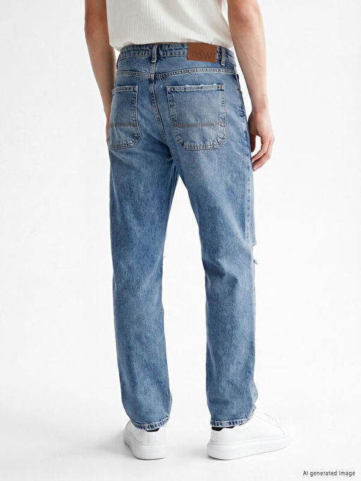 Baggy Fit Erkek Jean Pantolon - Waikiki фото 3