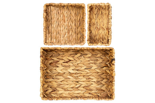 Набор 3 плетеных корзин 36*26*10 см - Elan gallery фото 6