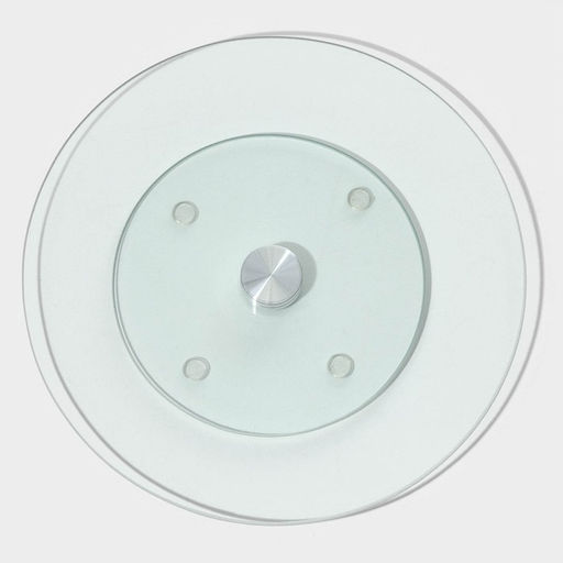 Подставка для торта вращающаяся Доляна, d=32 см, стекло