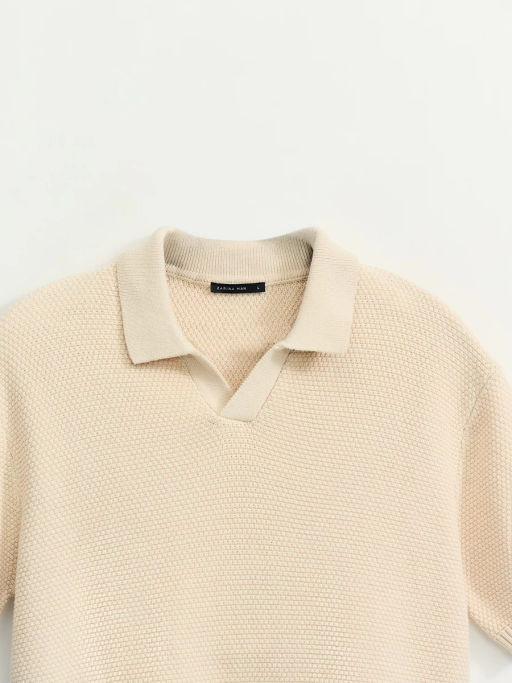 Джемпер поло фактурной вязки / Zarina  фото 9