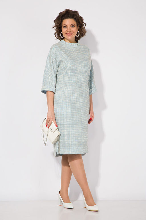 Платье Liliana 1407 голубой - Ninele фото 5