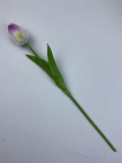 Тюльпан сиреневый 35см, ЭКО силикон