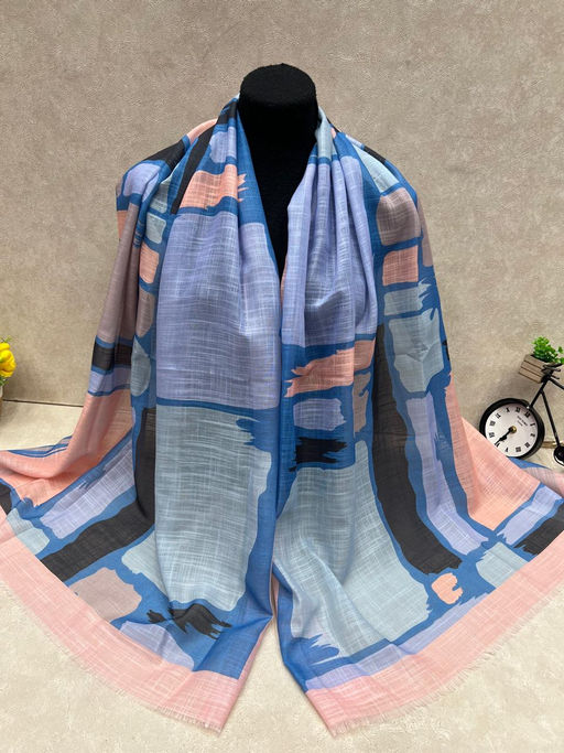 Легкий платок на голову и шею, мультицвет