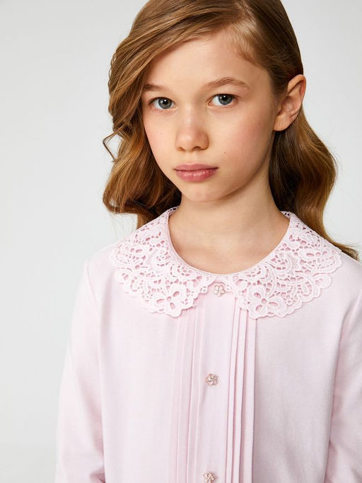 ACOOLA / Блузка детская для девочек Esma светло-розовый  фото 3