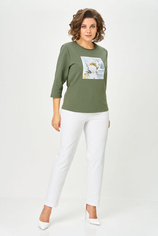 Джемпер Rumoda 2282 зеленый  фото 4