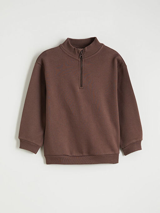 Dik Yaka Erkek ?ocuk Sweatshirt