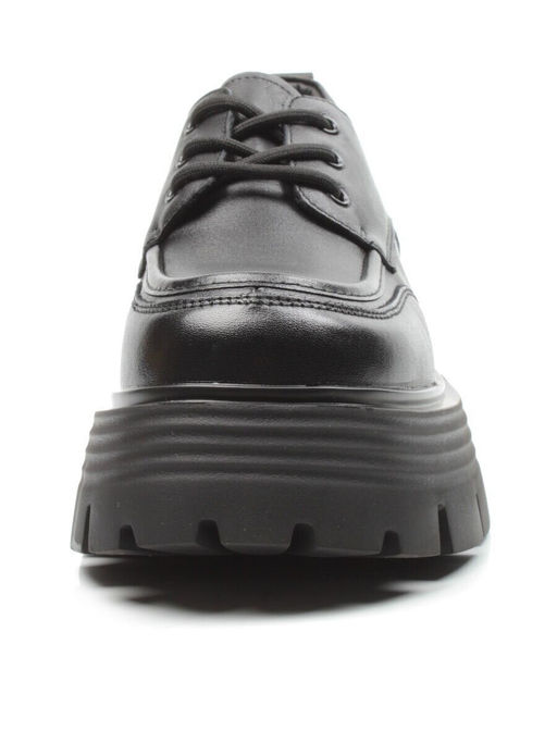 03-5931 BLACK Полуботинки женские (натуральная кожа)