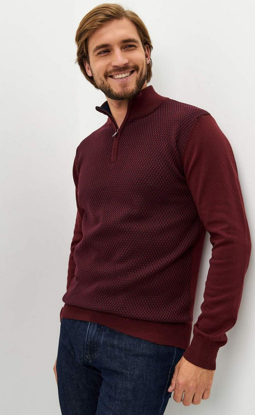 Джемпер F121-15-12032 bordo - Fine joyce фото 10