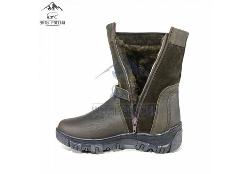 Монголки подростковые коричневые, литая подошва