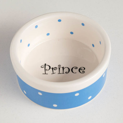 Миска керамическая Prince 150 мл малая 8,5 х 3,5 см, голубая