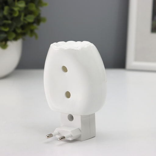 Светильник «Лисичка» 1×7 Вт Е11 белый 6×7×12 см