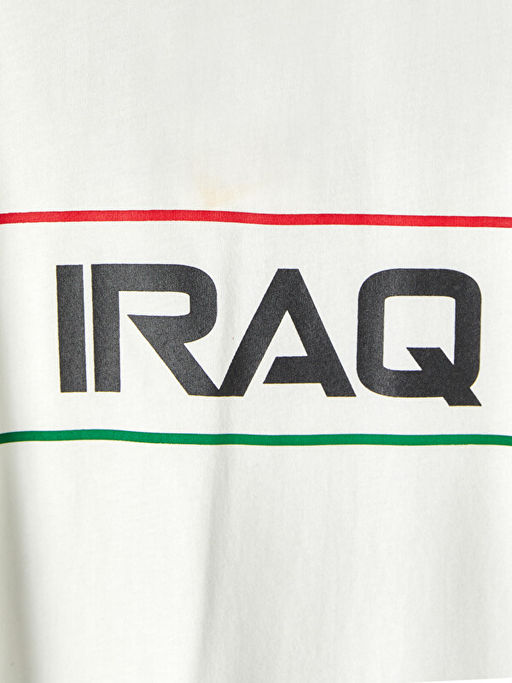 Bisiklet Yaka Irak Bask?l? Erkek ?ocuk Ti??rt
