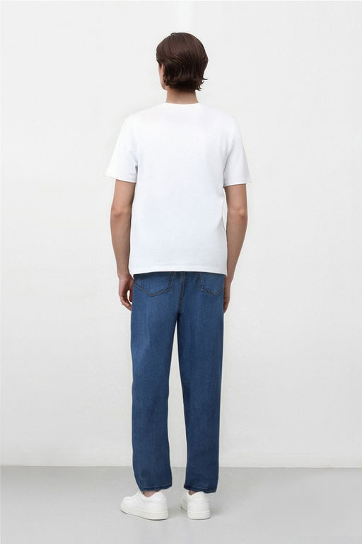 %100 Pamuk Baggy Fit Jean Pantolon - Defacto фото 7