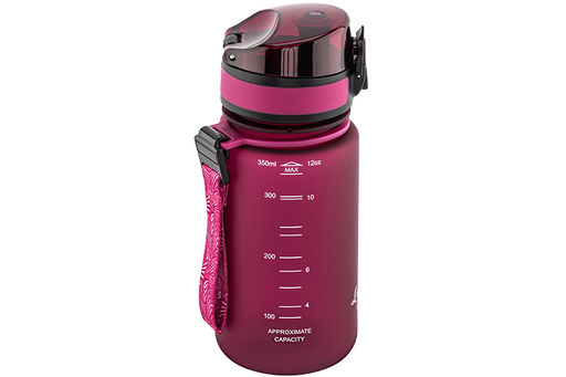Бутылка для воды 350 мл 6,8*6,8*17 см "Style Matte" бургундия