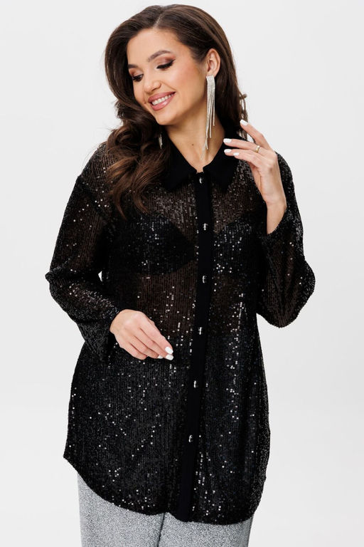 Платье INVITE 4083 черный дизайн - Mira fashion фото 16