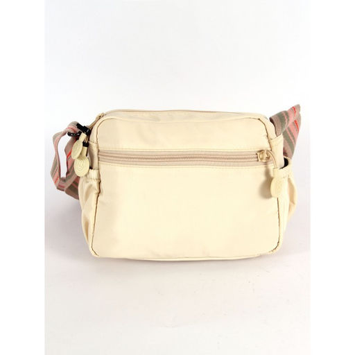 Сумка женская текстиль BoBo-9608-4, 1отд, плечевой ремень, молочный 261598  фото 2