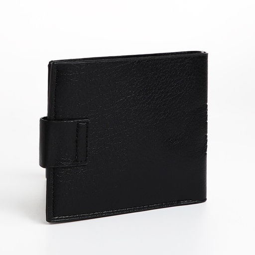 Портмоне мужское «Сахир», на магните, три отделения, чёрное