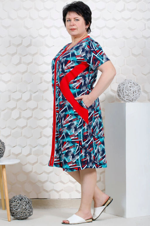 Халат женский , цвет красный синий зеленый